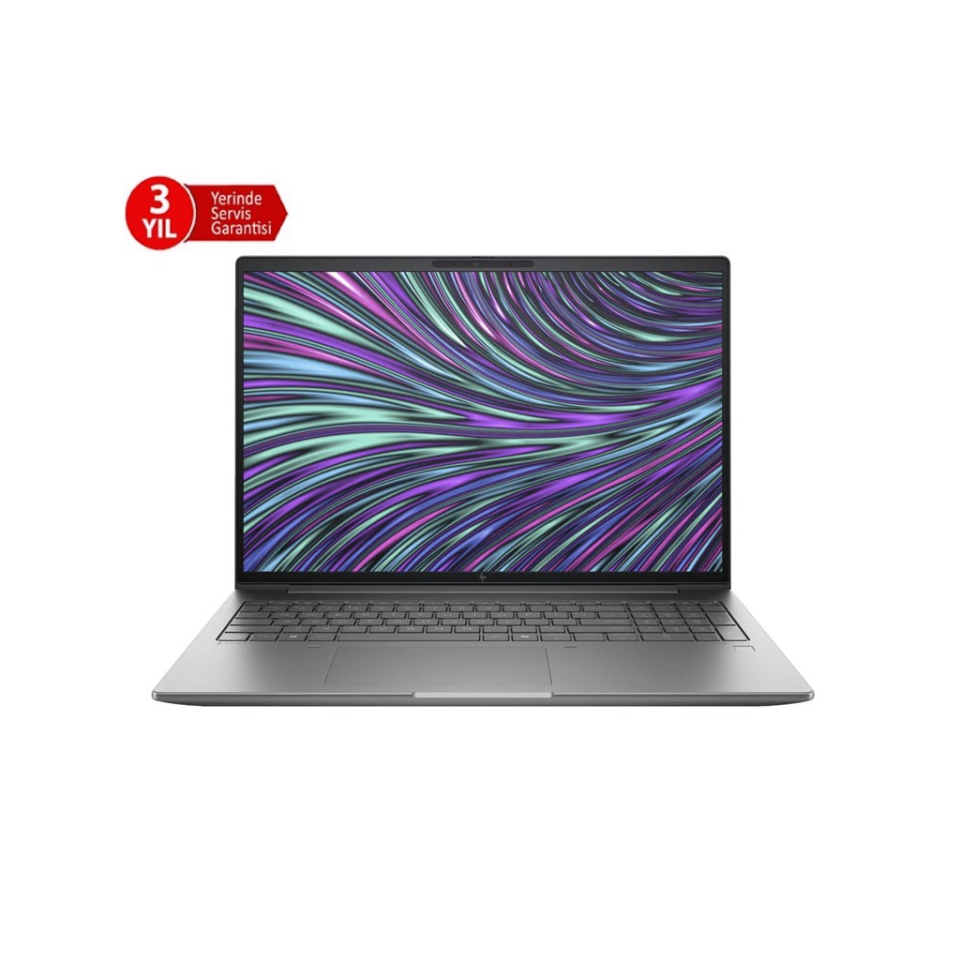 HP B30HNES, ZBook X 16 G1i, Ultra 7-265H 16" WUXGA IPS, 32Gb DDR5 Ram, 1Tb SSD, 8Gb Nvidia RTX PRO 2000 ADA Ekran Kartı, Windows11 Pro, Notebook İş İstasyonu (3 Yıl Yerinde Servis)