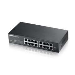 ZyXEL GS1100-16 V3, 16 Port, GigaBit, Yönetilemez, Masaüstü Switch