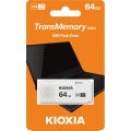 KIOXIA U301W 64GB USB 3.2 Gen1 TransMemory Flash Disk (Beyaz)
