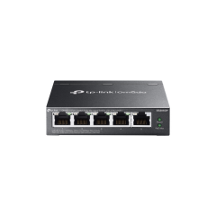 OMADA ES205GP, 5 Port Gigabit,  4 Port Gigabit PoE+, 65W, Yönetilebilir, Metal Kasa Masaüstü/Vesa Switch