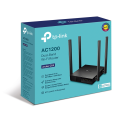 TP-LINK ARCHER C54, AC1200, 4Port, 1200Mbps, Dual Band WiFi, Masaüstü, Megabit, Router, Access Point, Range Extender