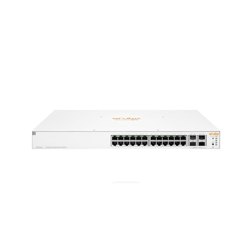 HPE ARUBA ION 1930 JL684B 24 PORT GIGABIT+4X10GB SFP YÖNETİLEBİLİR L2+ RACKMOUNT 370W POE SWITCH