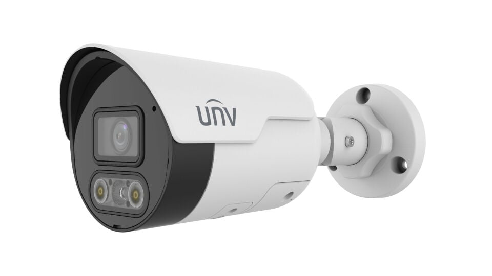 UNV IPC2124LE-ADF28KMC-DL 4 MP 2.8mm Smart Dual-ligt 30m Çift Yönlü Ses Bullet IP Kamera