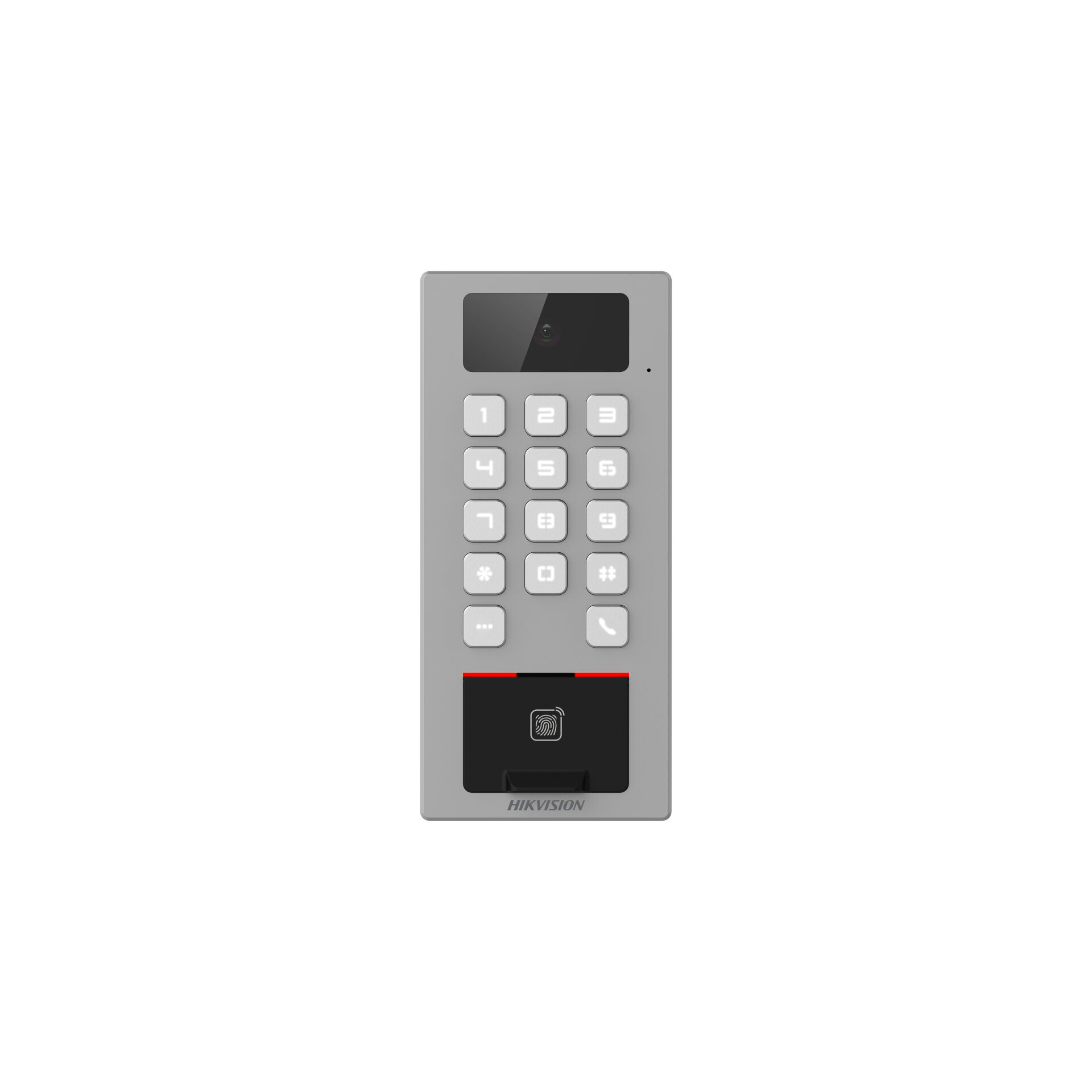HIKVISION DS-K1T502DBFWX-C KEYPADLİ PARMAK İZİ KART OKUYUCU BAĞIMSIZ TERMİNAL