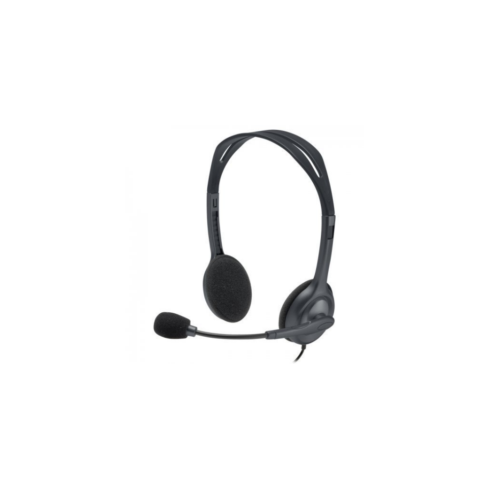 LOGITECH H111, 981-000593, 3,5mm Jac, Çağrı Merkezi, Ofis, Toplantı, Konuşmacı Tipi, Microfonlu Kulaklık