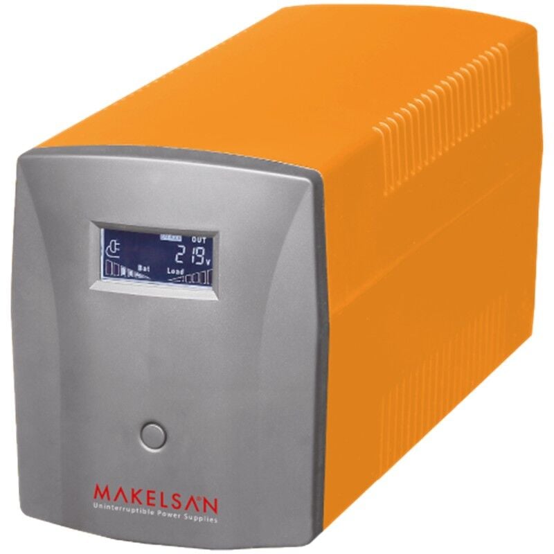 MAKELSAN LION 1200VA 1F/1F (2X7AH) 5/10DK LINE INTERAKTIF UPS