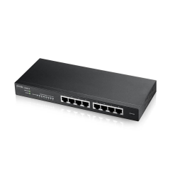 ZyXEL GS1915-8, 8 Port, GigaBit, Yönetilebilir, Masaüstü Akıllı Switch