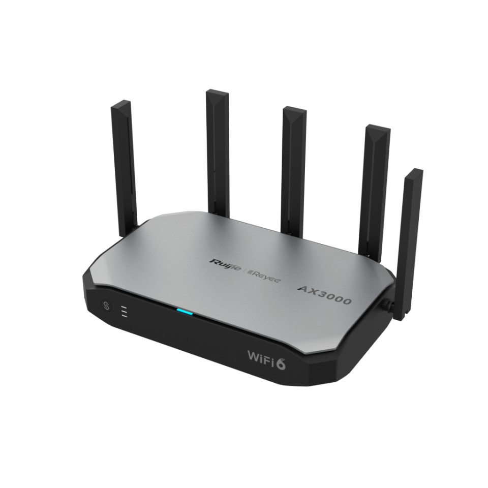 RUIJIE Reyee RG-EG105GW-X 5 Port Gigabit, Web  Yönetilebilir, 2 WANs, 150 Kullanıcı, 2976 Mbps Router
