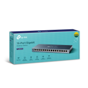 TP-LINK TL-SG116(UN) V2, 16 Port, GigaBit, Metal Kasa, Masaüstü Switch