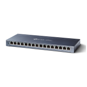 TP-LINK TL-SG116(UN) V2, 16 Port, GigaBit, Metal Kasa, Masaüstü Switch