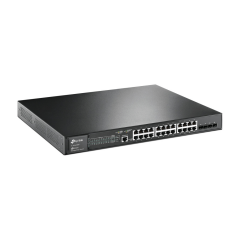 OMADA SG3428MP, 28 Port GigaBit, 24 Port PoE+, 384W, 4Port GigaBit SFP, L2+ Yönetilebilir, Rackmount Metal Kasa Switch