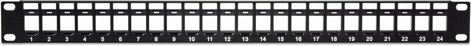 FO-SP-3030-24PC6 1U 24 PORT KEYSTONE JACK UTP PATCH PANEL - SOFT