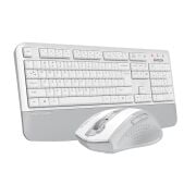 A4 TECH FG2500S PLUS KABLOSUZ MULTİMEDYA BEYAZ/GRİ 2.4 GHz /3200 DPI Q KLAVYE+MOUSE