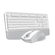 A4 TECH FG2500S PLUS KABLOSUZ MULTİMEDYA BEYAZ/GRİ 2.4 GHz /3200 DPI Q KLAVYE+MOUSE