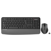A4 TECH FG2500S PLUS KABLOSUZ MULTİMEDYA GRİ/SİYAH 2.4 GHz /3200 DPI Q KLAVYE+MOUSE