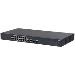 DAHUA CS4218-16ET-135, 16Port, Megabit, PoE 135W, 2 Port SFP Gigabit Combo, Cloud Yönetilebilir, Switch