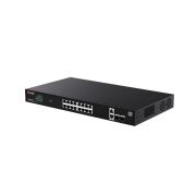 IP-COM G2220P-16-250W 16 PORT GIGABIT+2XRJ45/SFP UPLINK 230W POE CLOUD YÖNETİLEBİLİR RACKMOUNT SWITCH