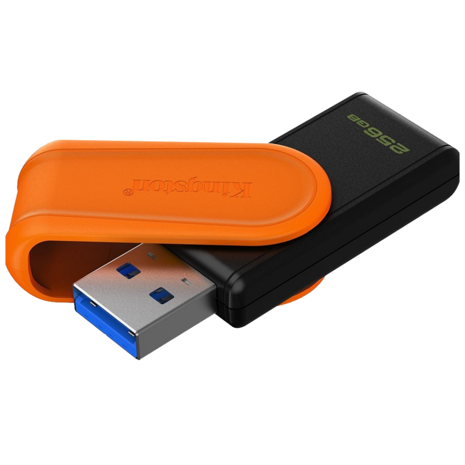 KINGSTON DTXS/256GB USB 3.2 DataTraveler Exodia S Gen 1 Flash Bellek (Siyah-Turuncu)