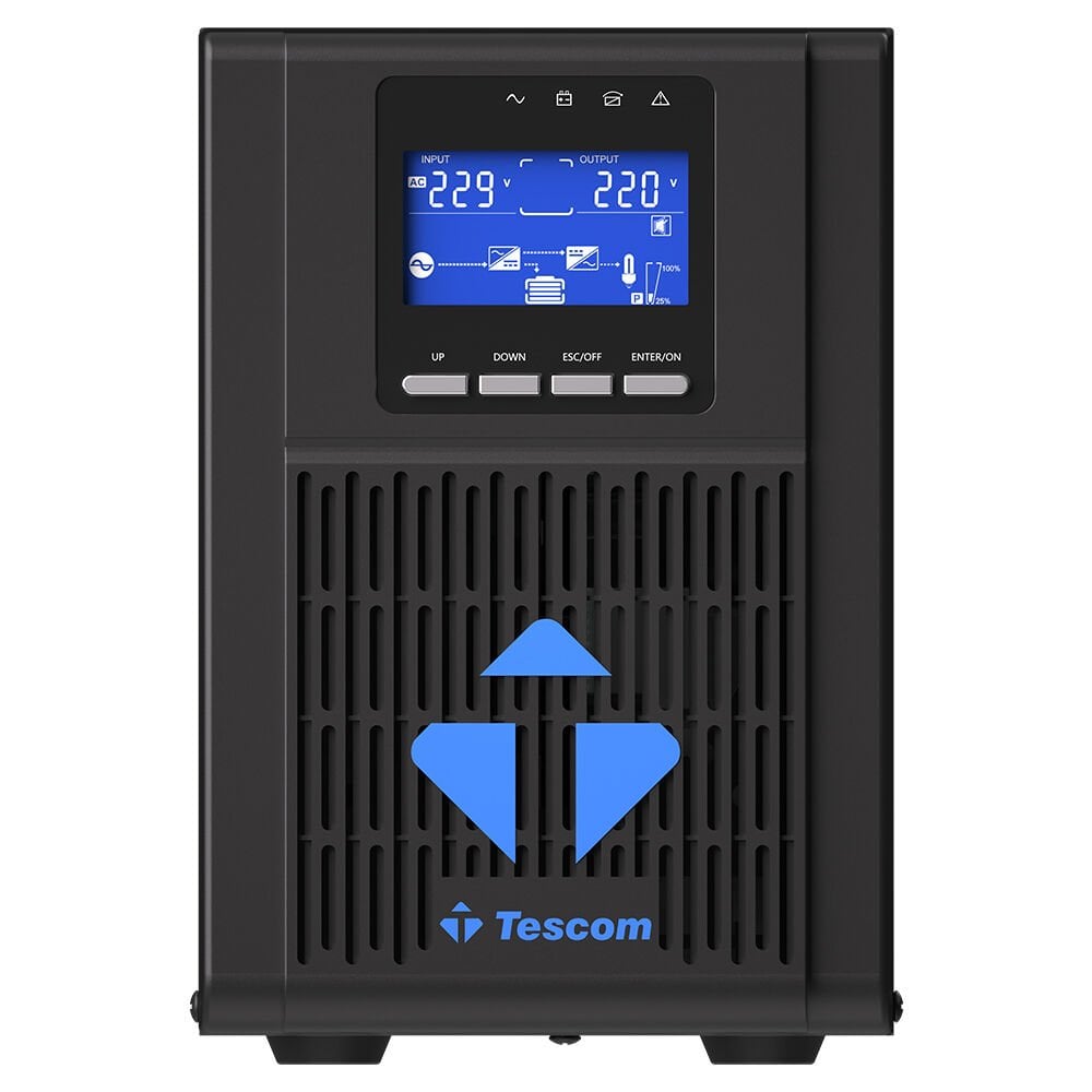 TESCOM NEOLINE 1KVA 2x12V/7AH 1F/1F ONLİNE UPS 900040313