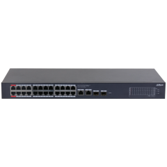DAHUA CS4228-24GT-375, 24Port, Gigabit, PoE 375W, 2 Port Uplink, 2 Port SFP Gigabit Combo, Cloud Yönetilebilir, Switch