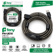 FENY FN-UE10, Güçlendirilmiş USB Uzatma Kablosu 10 Metre