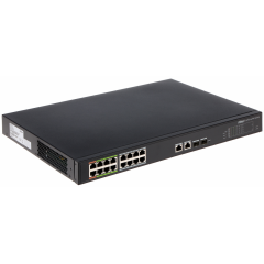 DAHUA LR2218-16ET-240, 16Port, Megabit, PoE 240W, 2Port Gigabit, 2 Port Gigabit SFP, Endüstriyel, Yönetilebilir, Rack Mount Switch