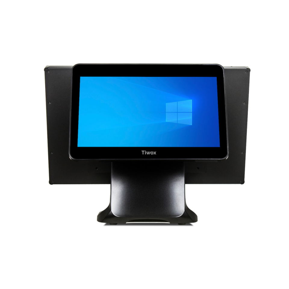 Tiwox TP-5610D, Intel i5 10.Nesil, 18.5" Ekran,  13.2" 2. Ekran, 8GB Ram, 128GB SSD, Endüstriyel, Dokunmatik Pos PC (çift ekran)