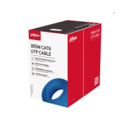 DAHUA DH-PFM923I-6UN-C, CAT6 305m, 24AWG 0.53mm, UTP, %100 Bakır, LSZH Halogen Free Kablo, Mavi Renk