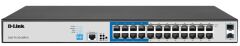 D-Link DGS-F1210-26PS-E 26 PORT 10/100/1000 Base-T Long Range 250m POE+ Surveillance 250W SMART SWİTCH