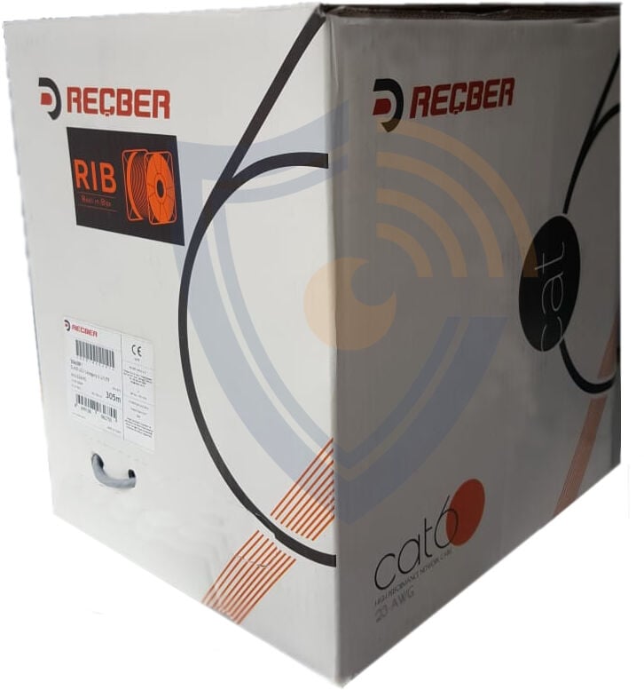 REÇBER RIB 506091 SL400 U23 305MT CATEGORY 6U/UTP 4X2X23AWG Euro-Class Eca CAT6 KABLO