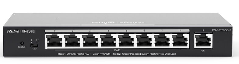 RUİJİE - REYEE RG-ES209GC-P GİGABİT SMART POE + SWİTCH 0 9 X 10/100/1000 BASE