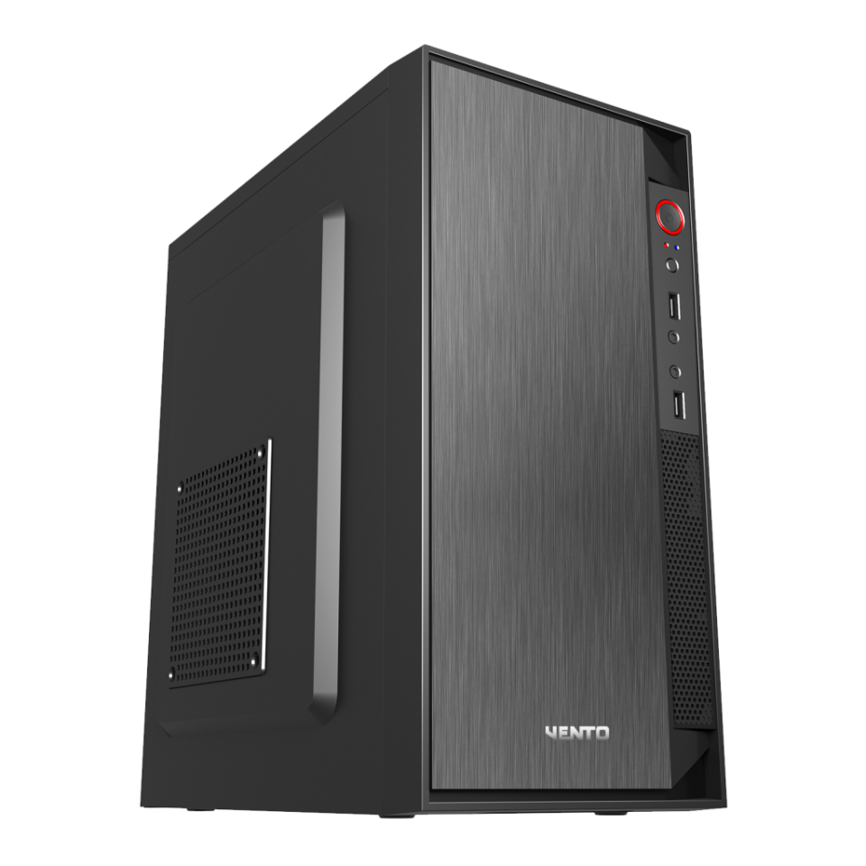 VENTO VS119S, 300W, Siyah, Micro ATX, Tower, Kurumsal, KASA