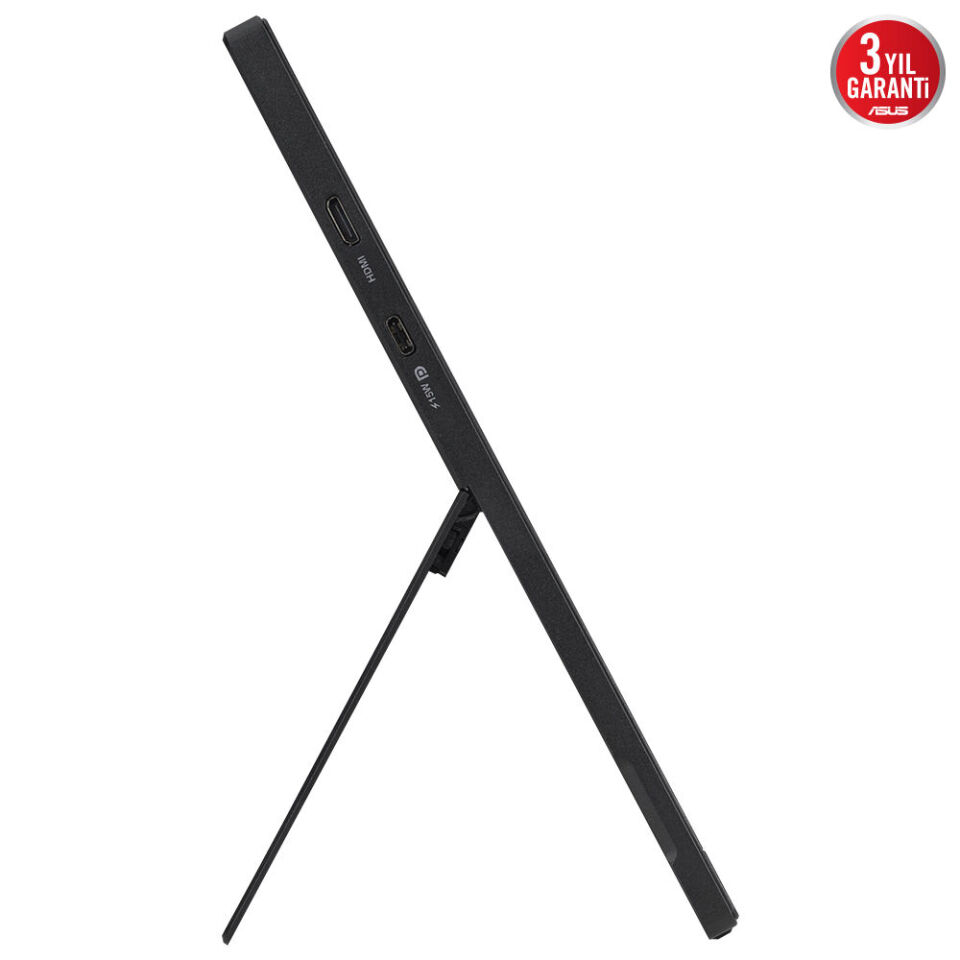 ASUS ZenScreen MB16AHV 15.6 IPS 1920x1080 5ms 60Hz 250cd USB-C 3YIL MAT EKRAN, USB-C to A ADAPTOR, DÜŞÜK MAVİ IŞIK, ANTIBAKTERİYAL KAPLAMA  TAŞINABİLİR USB MONITOR