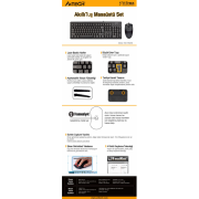A4-Tech KM-72620D USB Standart Türkçe Q Klavye/Mouse Set