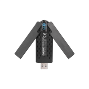 EVEREST EWA1800, 1800Mbp, 2.4Ghz ve 5Ghz Dual Band, WIFI 6, 2x3.5dbi Anten, USB3.0, WIRELESS ETHERNET