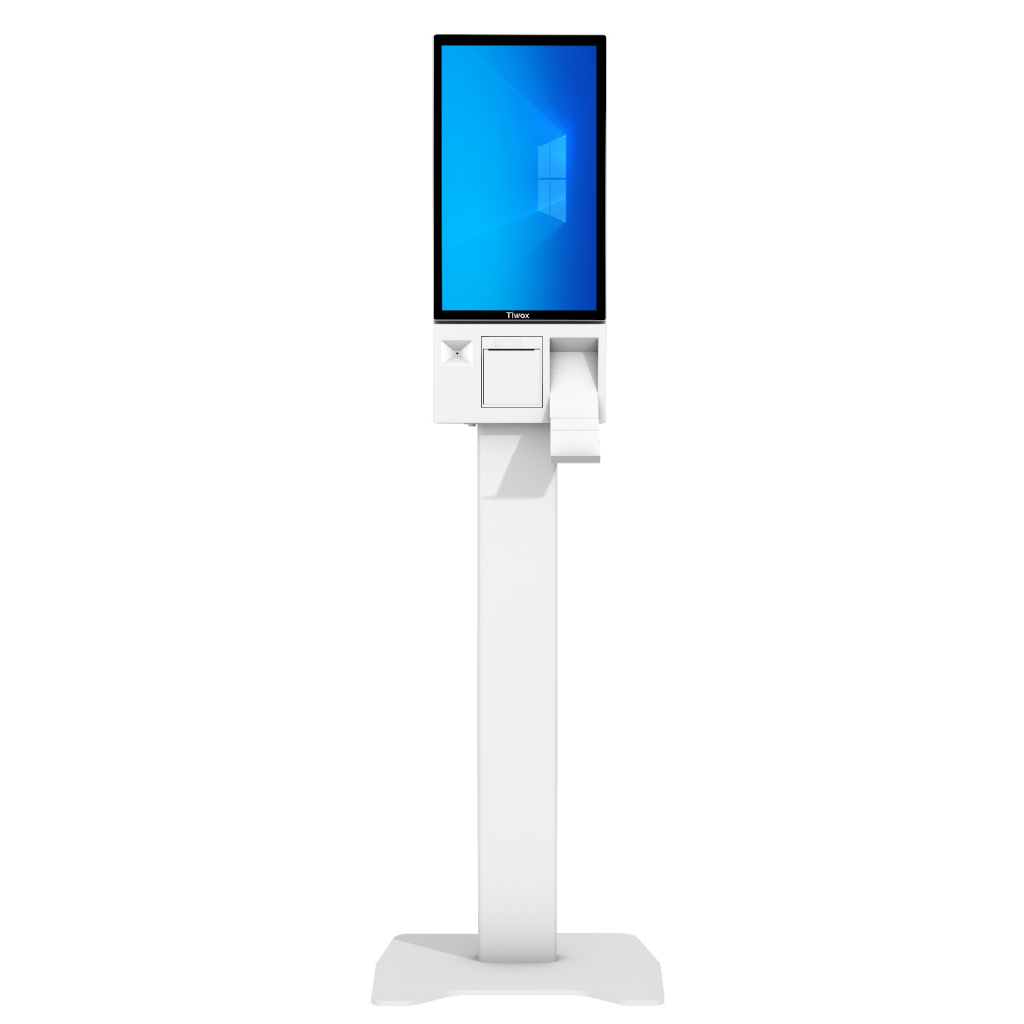 Tiwox K-2150W, 21,5'' Led Panel, Intel i7 5.Gen, 16Gb Ram, 256Gb SSD, Wi-Fi, 80mm Barkod Yazıcı, 2D Okuyucu, KİOSK (Beyaz)