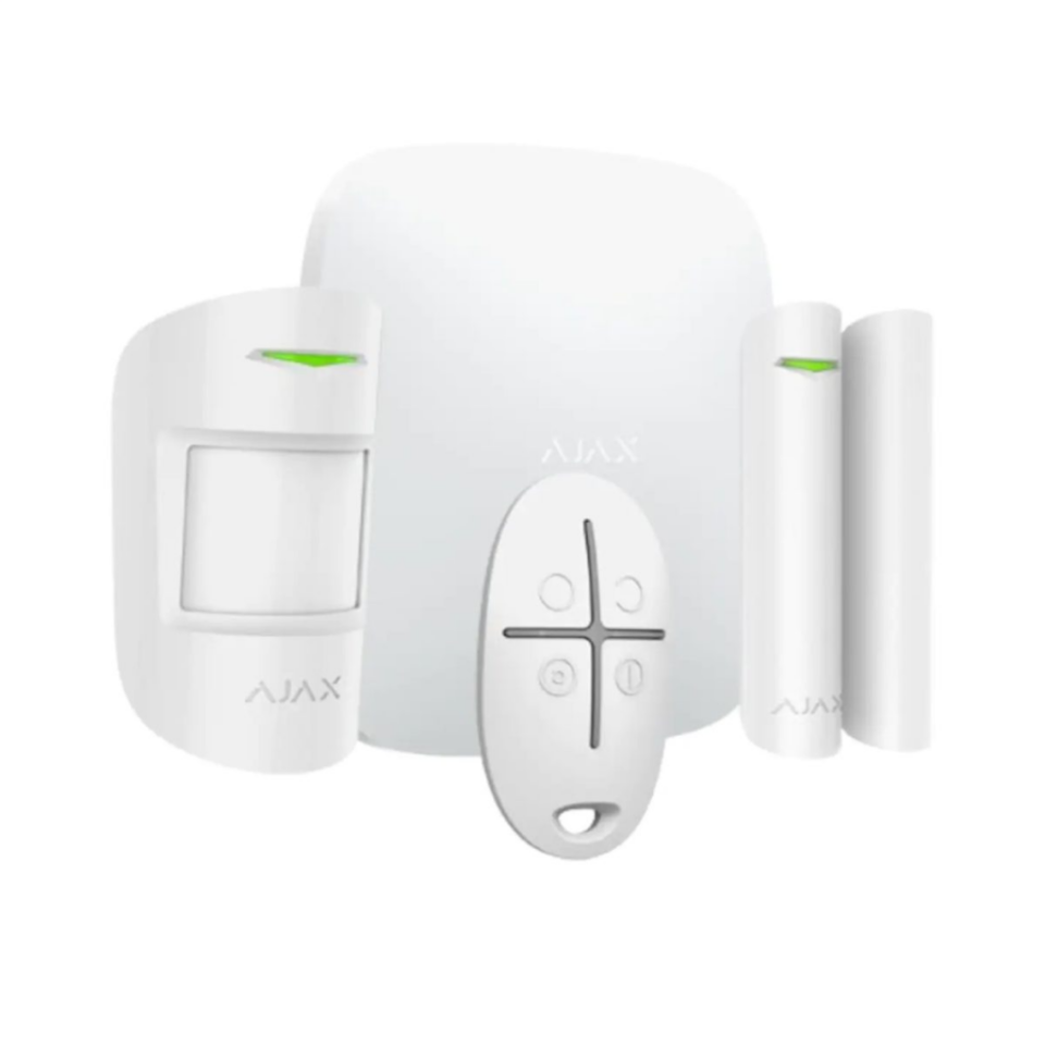 AJAX  StarterKit 4G, Kablosuz, Alarm Kiti, BEYAZ