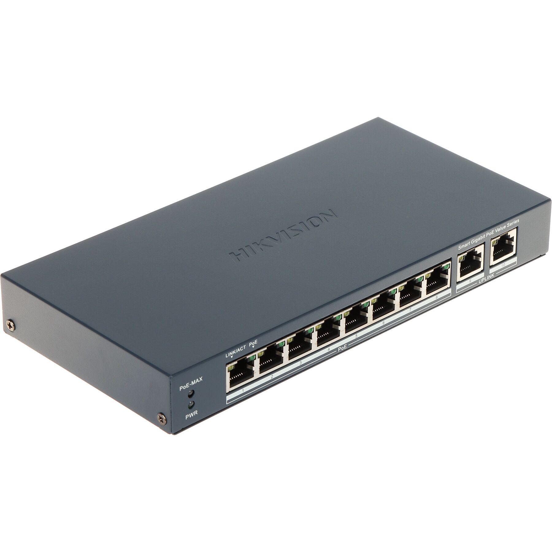 HIKVISION DS-3E1510P-EI/M 8 PORT POE 10/100/1000 2GE UPLINK 60W SWITCH