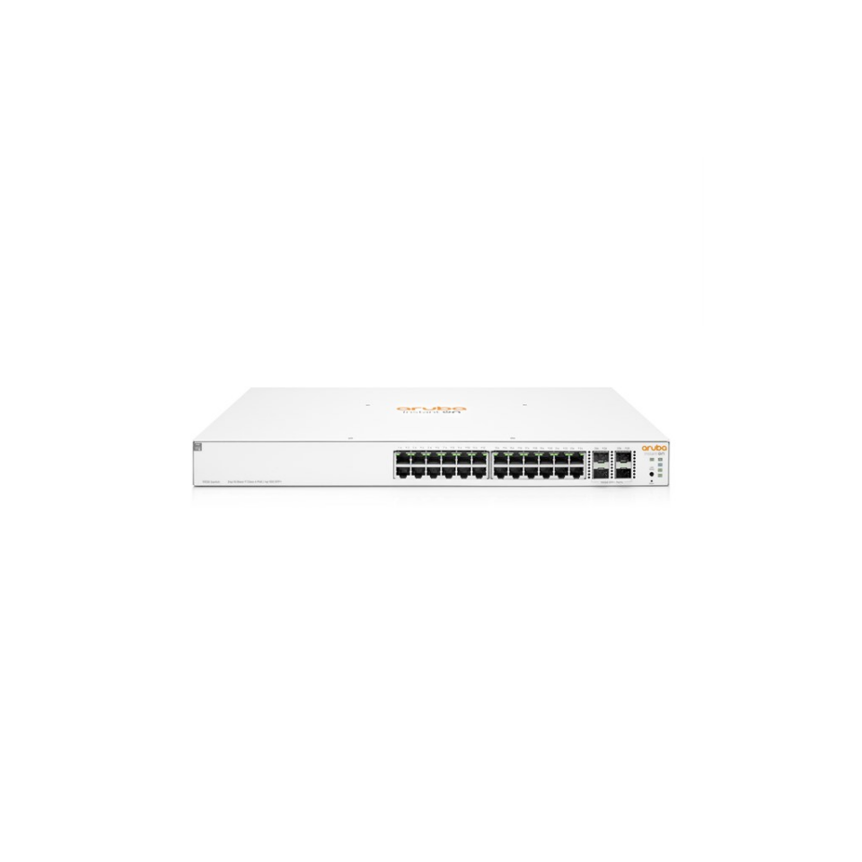 HP Aruba Instant On, JL683B, 1930-24G, 24Port, GigaBit, PoE 195W, 4 Port Gigabit SFP, Yönetilebilir, Rack Mount Switch
