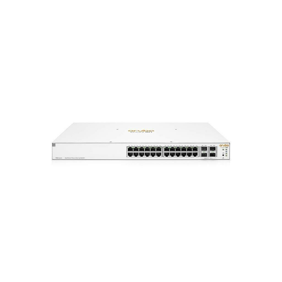HP Aruba Instant On, JL684B, 1930-24G, 24Port, GigaBit, PoE 370W, 4 Port Gigabit SFP, Yönetilebilir, Rack Mount Switch