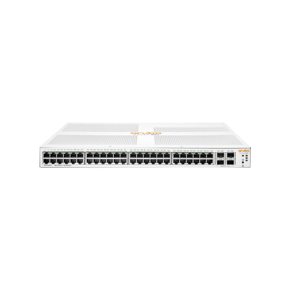 HP Aruba Instant On, JL685A, 1930-48G, 48Port, GigaBit, 4 Port Gigabit SFP, Yönetilebilir, Rack Mount Switch