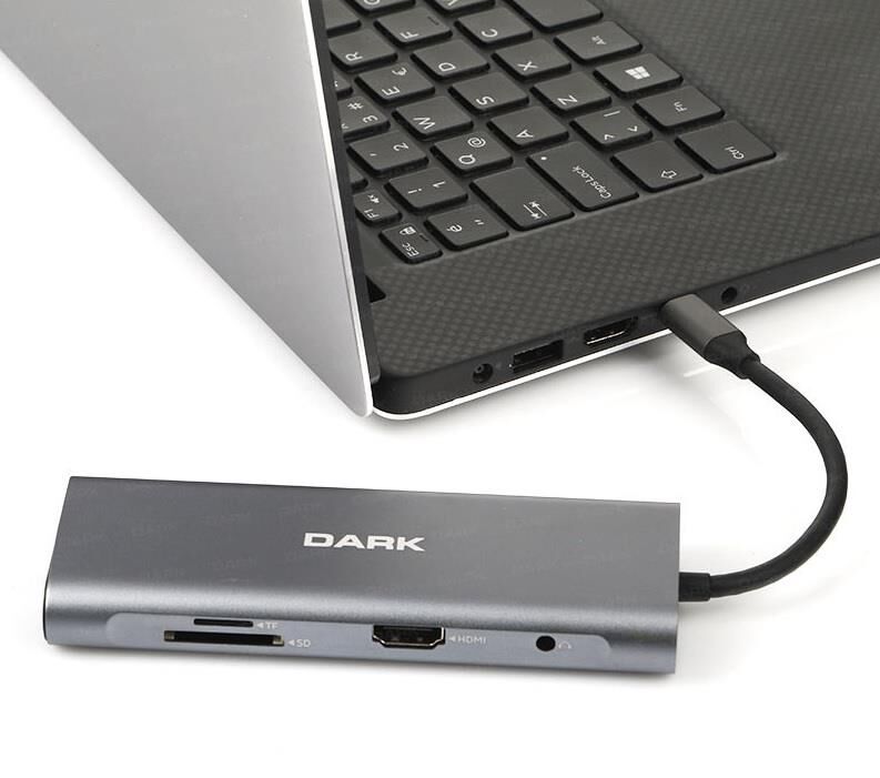 DARK DK-AC-U31X36 USB 3.1 Type-C - USB 3.0+ Ethernet/HDMI/TF SD Çoklayıcı