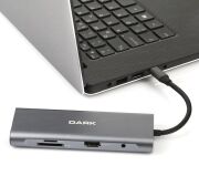 DARK DK-AC-U31X36 USB 3.1 Type-C - USB 3.0+ Ethernet/HDMI/TF SD Çoklayıcı