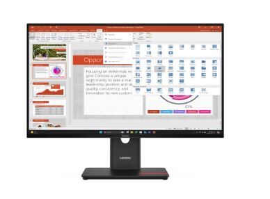 LENOVO 64A5MAT6TK T27-40 27'' LED IPS 4ms 120Hz 1920x1080 WLED HDMI DP VGA Pivot Siyah Monitör