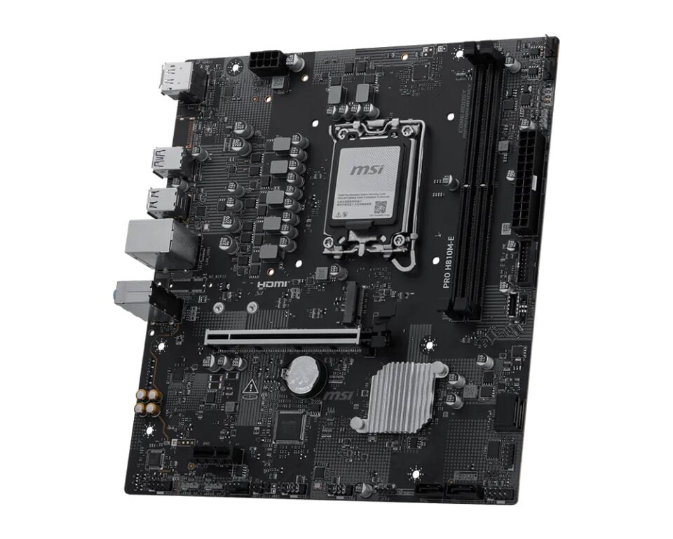 MSI PRO H810M-E DDR5 6400MHz (OC) M.2 mATX 1851P