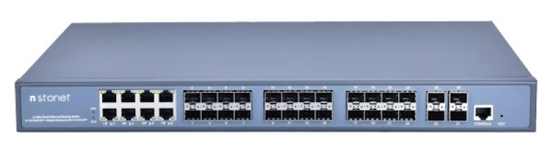 STONET SC-530024T4M-8M 24 PORT GB  SFP + 8 GB BAKIR + 4X10G SFP L3 YÖNETİLEBİLİR OMURGA SWİTCH