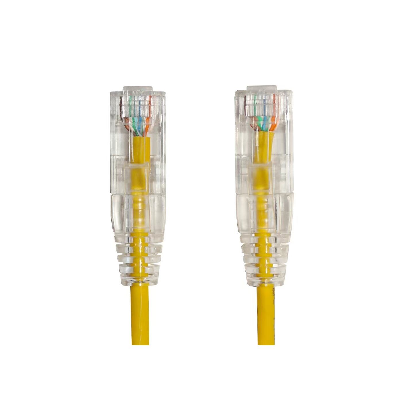 AGER AC-602-0015 15CM UTP SLIM CAT6 PATCH KABLO SARI Cu, LSZH AWG 28