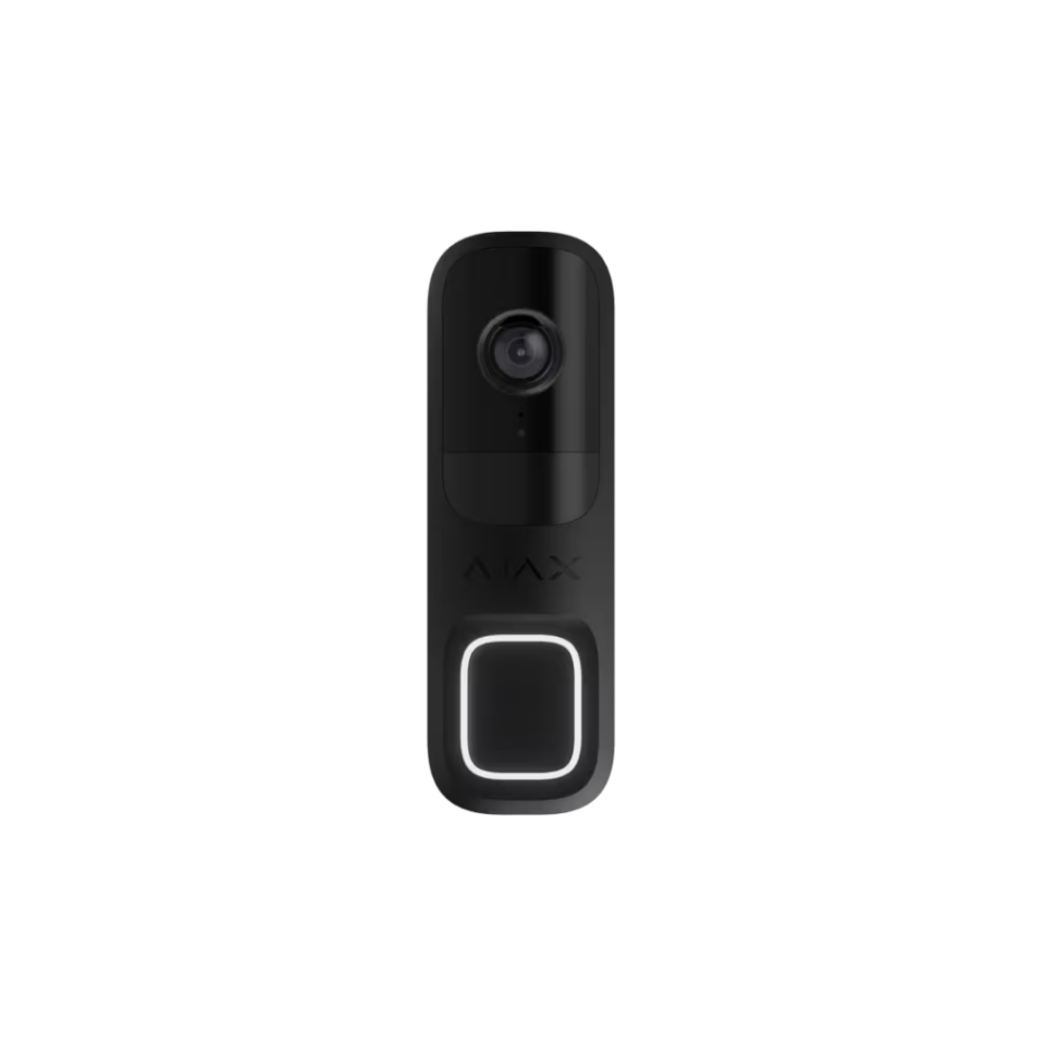 AJAX, DOORBELL, Kablosuz, Kameralı, Kapı Zili  Siyah