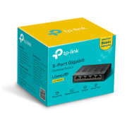 TP-LINK LS1005G, Green Tech, 5Port, GigaBit, Yönetilemez, Masaüstü Switch