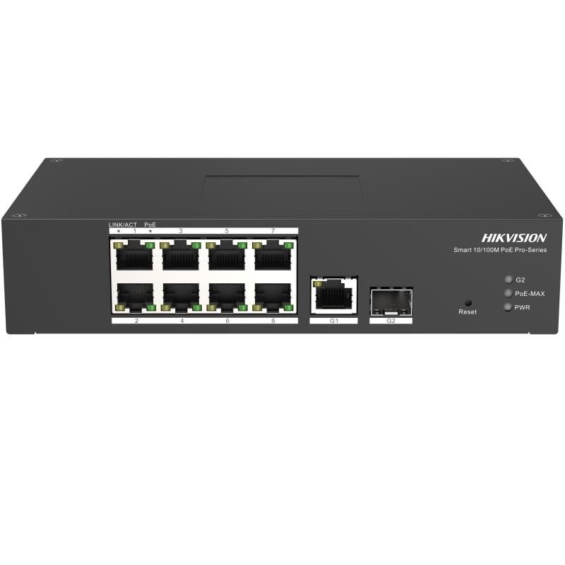 HIKVISION DS-3T1310P-SI/HS 8XFE+1XGE RJ45 MEGABİT 110W POE SWİTCH